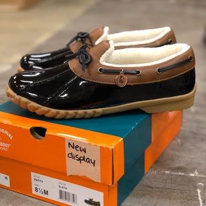 This is for a new store display duct boot shoe